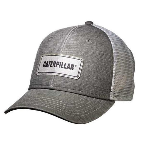 Gorra artesanal con malla gris