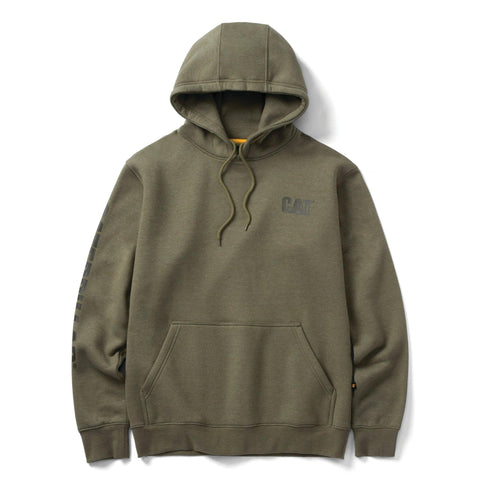 Sudadera con capucha y el logo de la marca registrada - Sudadera clásica con capucha y logo CAT® en las mangas
