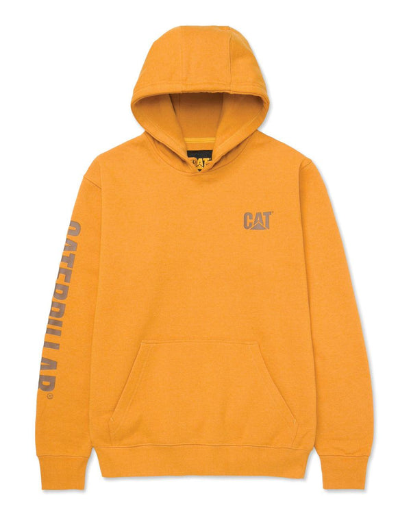 Sudadera con capucha y el logo de la marca registrada - Sudadera clásica con capucha y logo CAT® en las mangas