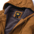 Chaqueta con capucha y forro de sherpa