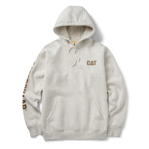 Sudadera con capucha y el logo de la marca registrada - Sudadera clásica con capucha y logo CAT® en las mangas