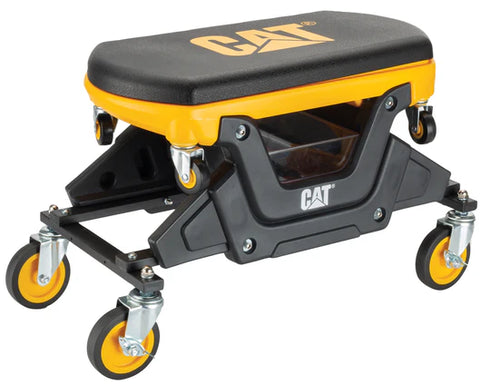 Asiento utilitario con ruedas y plataforma desmontable
