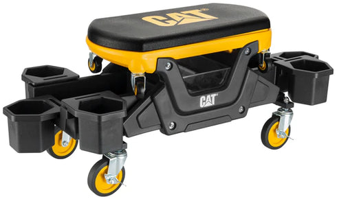 Asiento utilitario con ruedas y plataforma desmontable