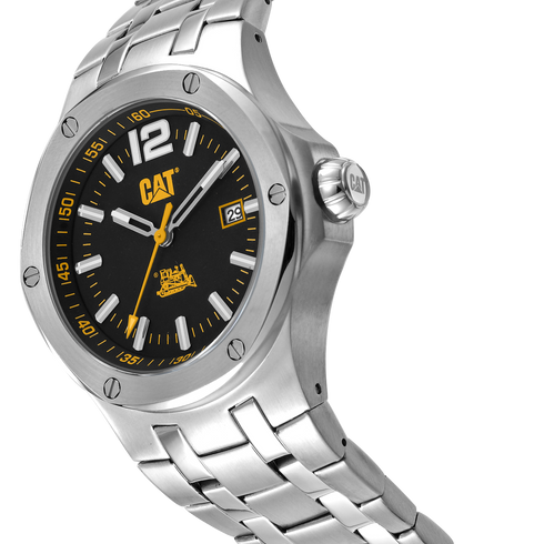 Navigo Watch Black Dial w/Stainless Steel Strap