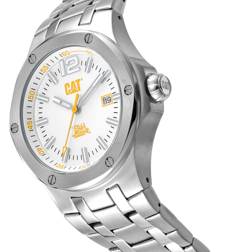 Navigo Watch White Dial w/Stainless Steel Strap