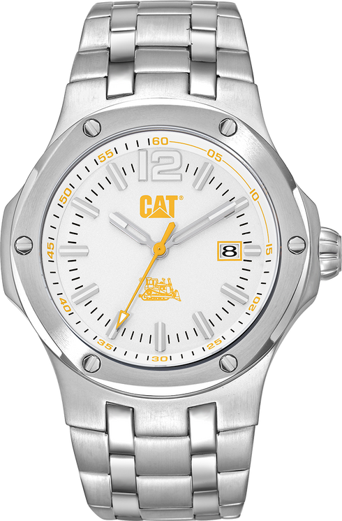 Navigo Watch White Dial w/Stainless Steel Strap