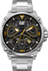 Reloj Tokyo con esfera negra y amarilla y correa de acero inoxidable