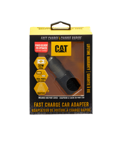 CAT® Dual USB Power Delivery DC Vehicle Adapter