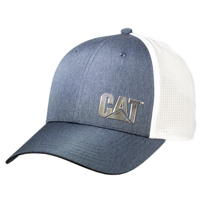 Liquid Logo White Mesh Cap