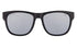 Gafas de sol Americana en negro mate con lente plateada brillante