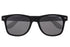 Gafas de sol cegadoras en negro mate con lentes ahumadas