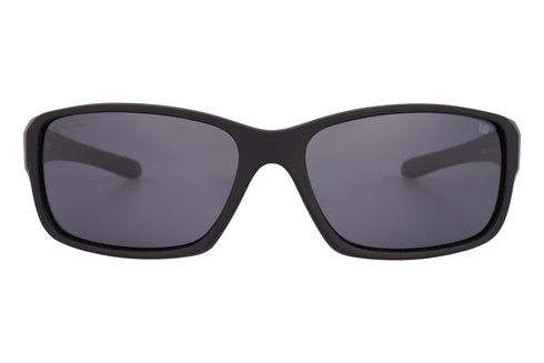 Gafas de sol Americana en negro mate con lentes ahumadas