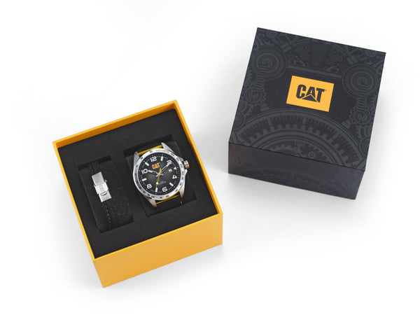 Watch Gift Set Black Bracelet