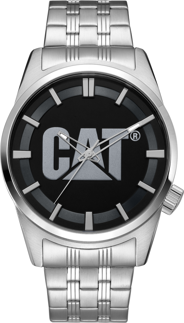 Icon Watch Black/Silver Dial Stainless Steel w/Stainless Steel Strap