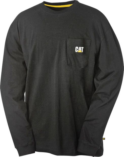Trademark Pocket L/S Tee Black