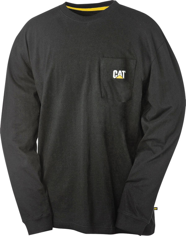 Trademark Pocket L/S Tee Black