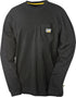 Trademark Pocket L/S Tee Black