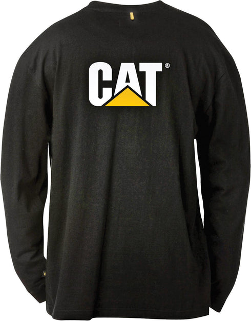 Trademark Pocket L/S Tee Black (Back)