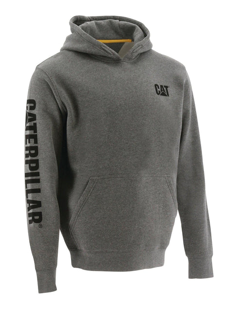 Sudadera con capucha y el logo de la marca registrada - Sudadera clásica con capucha y logo CAT® en las mangas