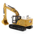 Excavadora hidráulica 323 a escala 1:50 con herramientas de trabajo - Nueva generación