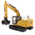 Excavadora hidráulica 323 a escala 1:50 con herramientas de trabajo - Nueva generación