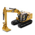 Excavadora hidráulica 323 a escala 1:50 con herramientas de trabajo - Nueva generación