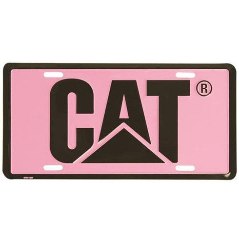 License Plate Pnk/Blk Logo