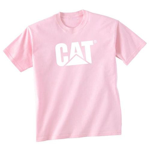 Lds Logo Tee Pink/White