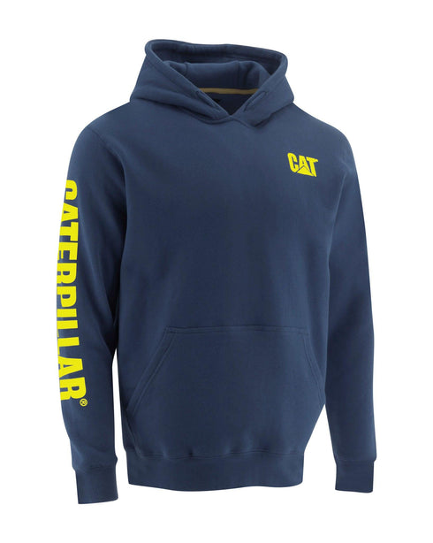 Sudadera con capucha y el logo de la marca registrada - Sudadera clásica con capucha y logo CAT® en las mangas